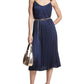 Womens Pleated Long Slip Dress