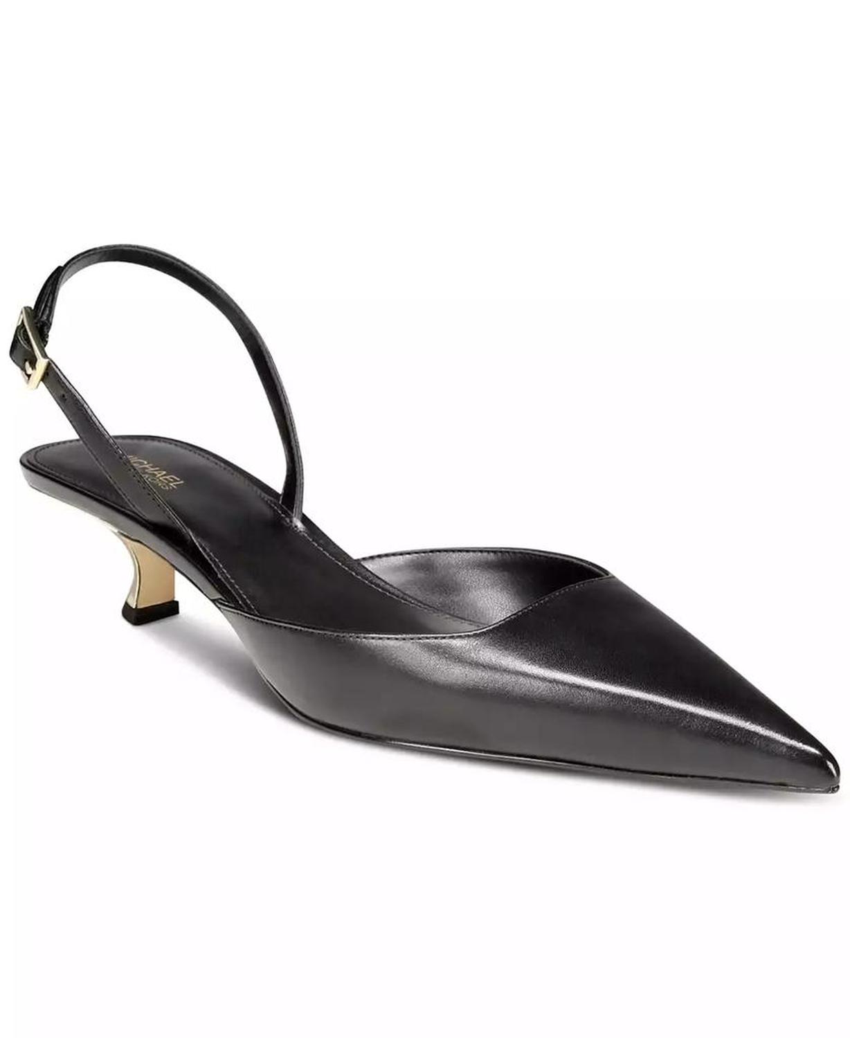 Women's Luna Slingback Kitten-Heel Pumps