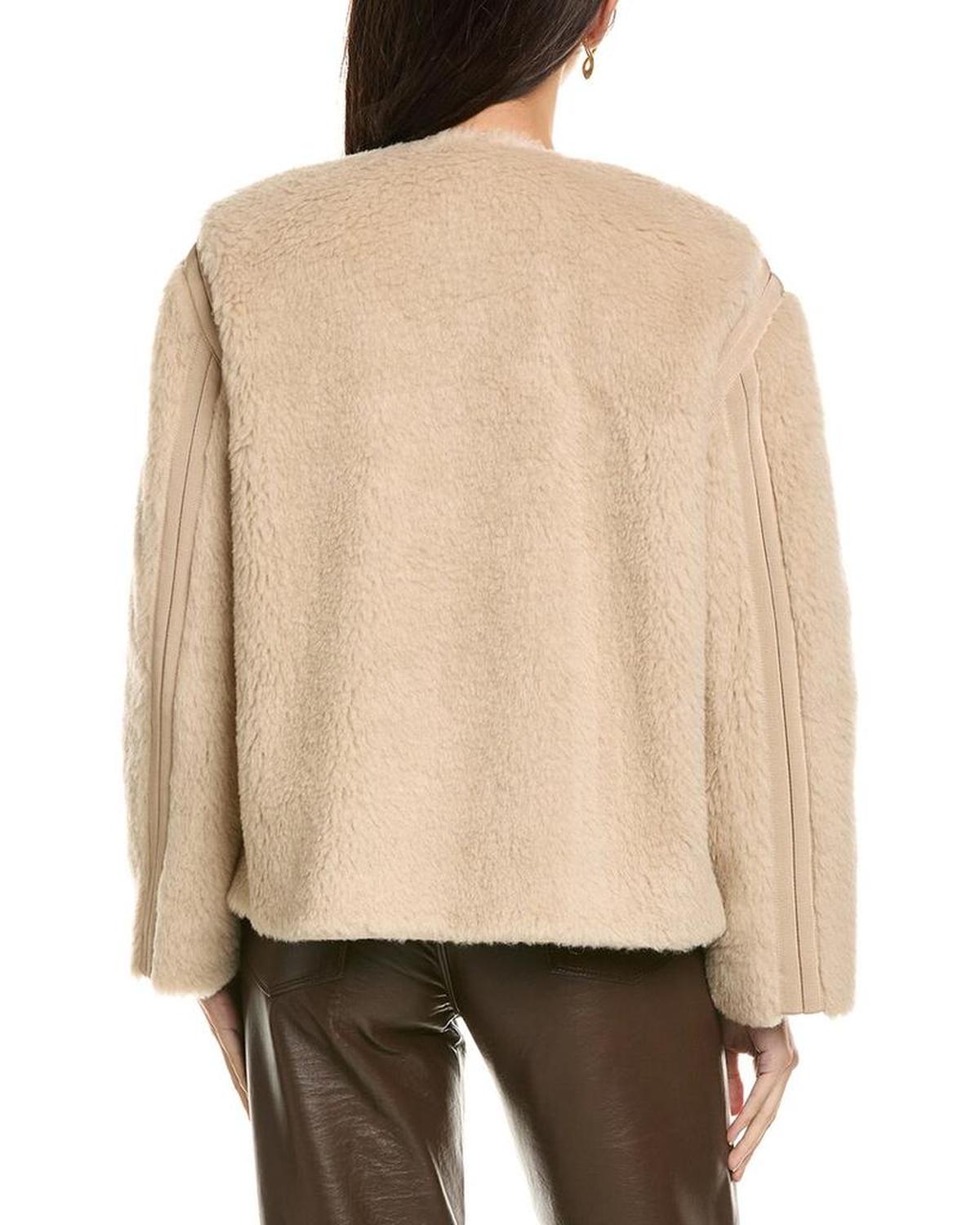 Max Mara Panno Alpaca, Wool & Silk-Blend Coat