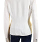 Michael Kors Womens Single Button Blazer Jacket Cream White Wool