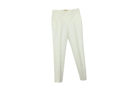 Michael Kors Ankle-Length Trousers in Cream Cotton