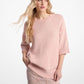 Distressed Garment-Dyed Cotton and Cashmere Blend Sweater