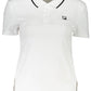 Fila White Cotton Women Polo Shirt