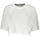 Fila Elegant White Logo Tee with Wide Neckline