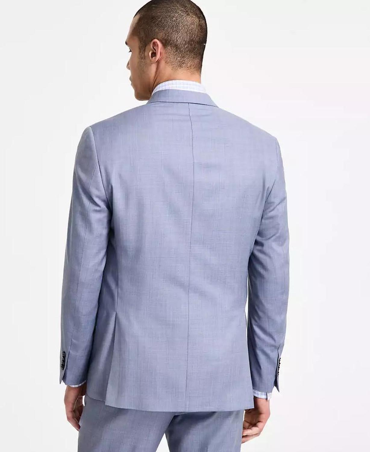 Men's Regular-Fit Wool Blend Suit Jacket