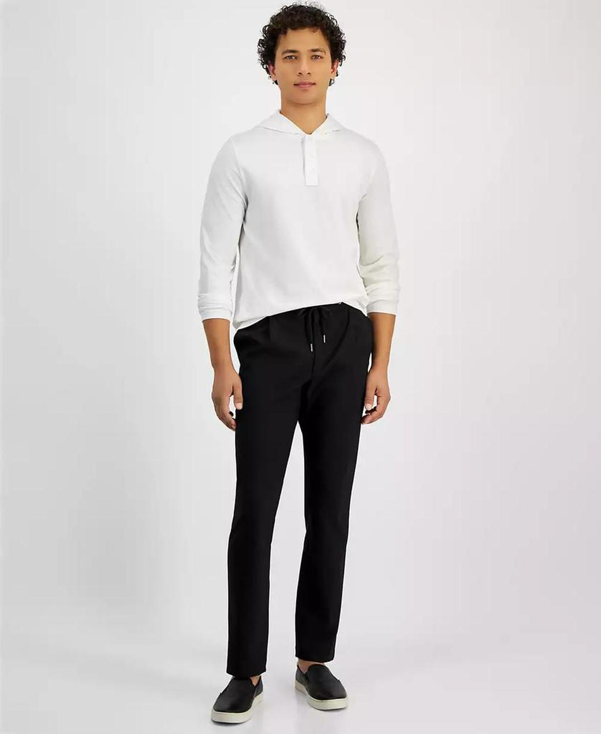 Men's Melangé Comfort Relaxed Trousers