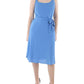 Womens Crepe Calf Midi Dress