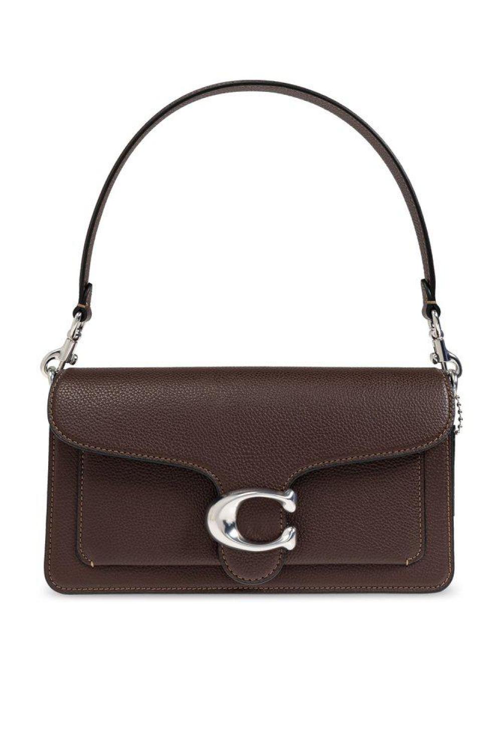 Coach Tabby 26 Logo Plaque Shoulder Bag