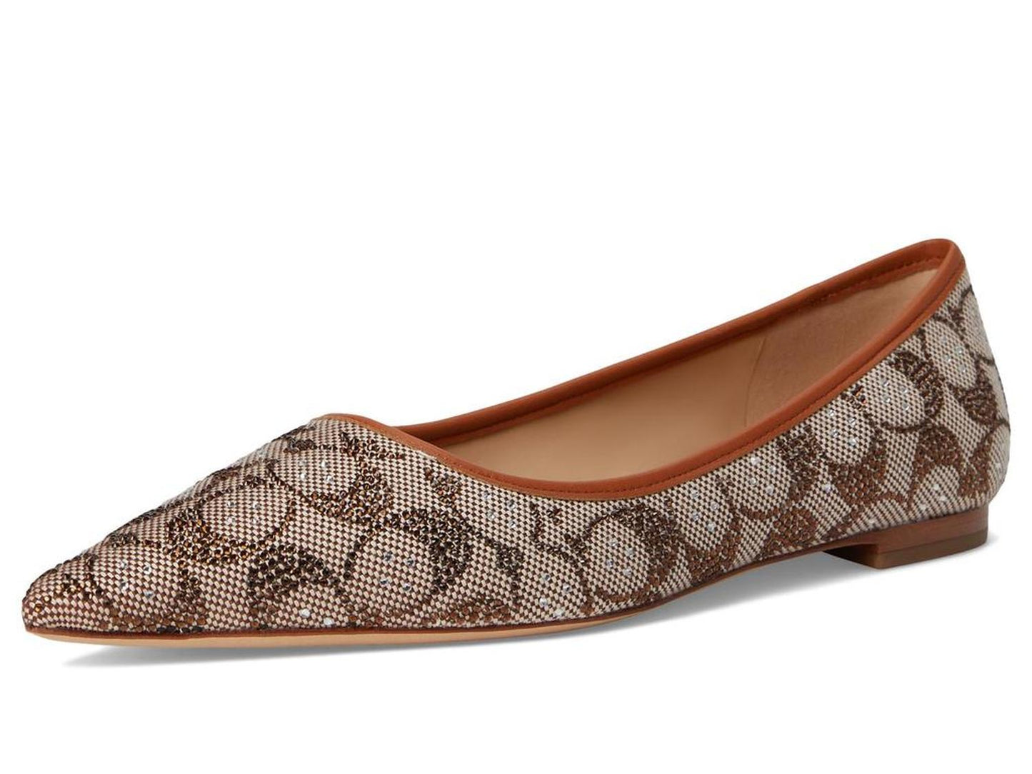 Daphne Crystal Signature Jacquard Flat