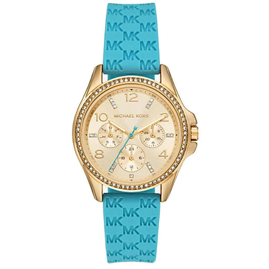 Michael Kors Women's Mini Pilot Gold Dial Watch