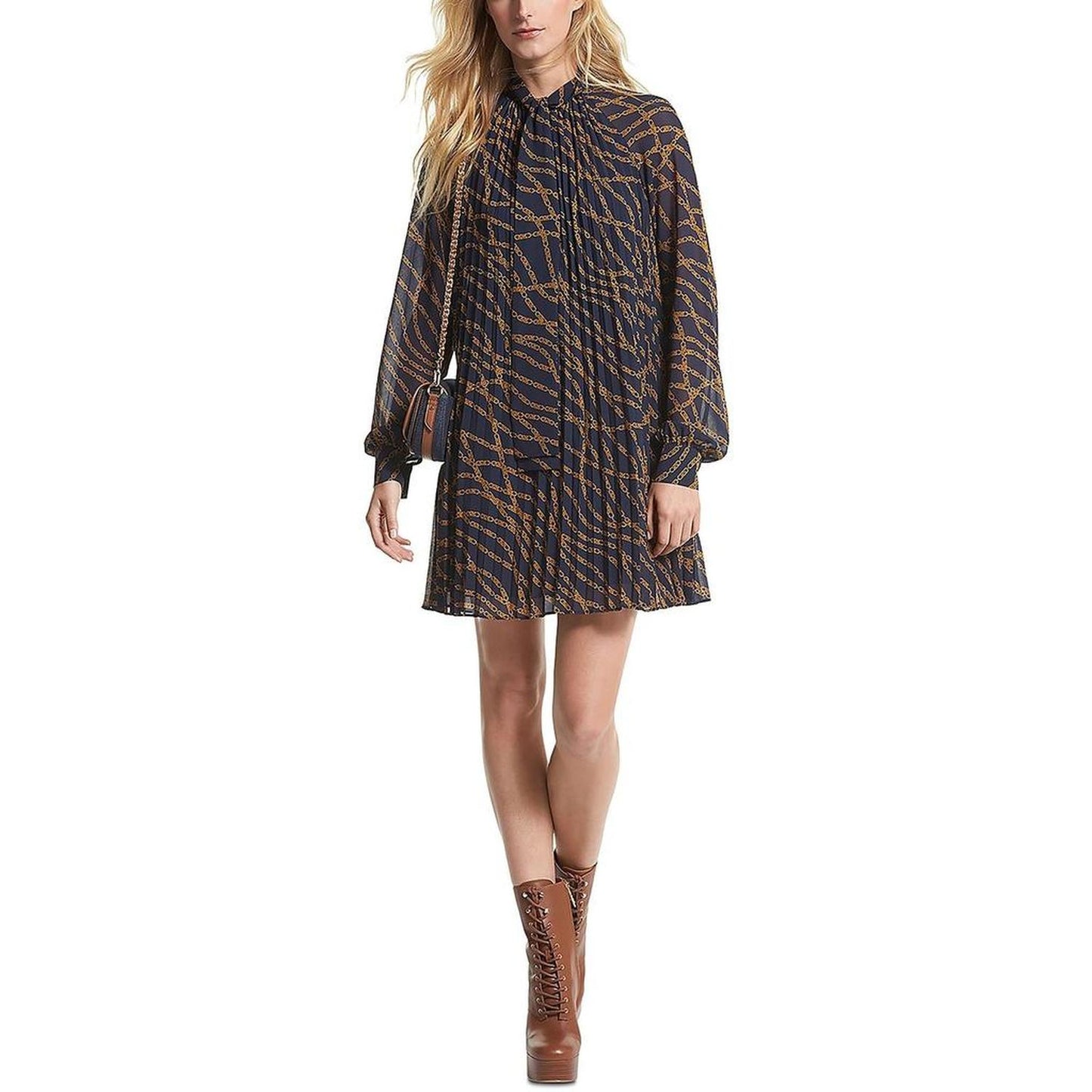 Womens Printed Mini Mini Dress