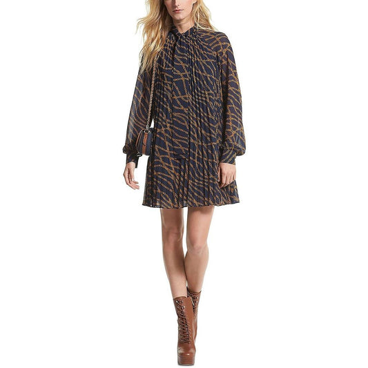 Womens Printed Mini Mini Dress