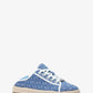 Libby Logo Jacquard Denim Collapsible-Heel Sneaker