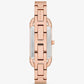 Mini Empire Pavé Rose Gold-Tone Bangle Watch