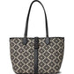 Spade Flower Jacquard Medium Open Tote