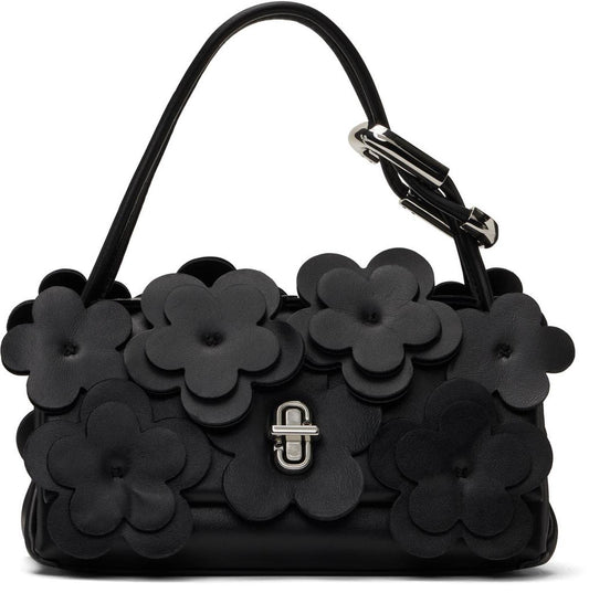 Black 'The Daisy Applique Mini Dual' Bag