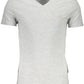 Guess Jeans Gray Cotton Men T-Shirt