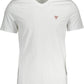 Guess Jeans White Cotton Men TShirt