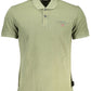 Napapijri Green Cotton Men Polo Shirt