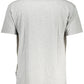 Napapijri Gray Cotton Men T-Shirt