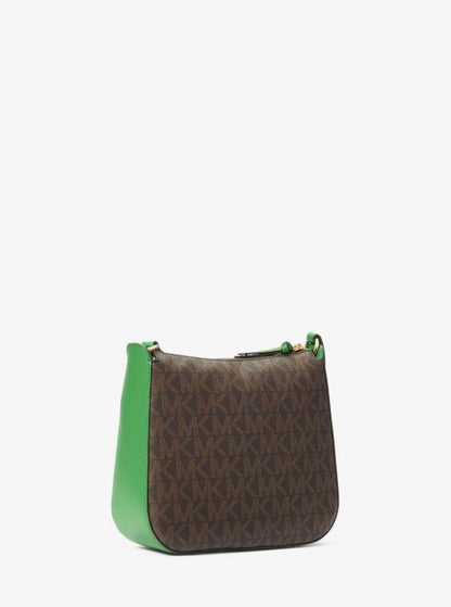 Samira Large Signature Logo Messenger Bag