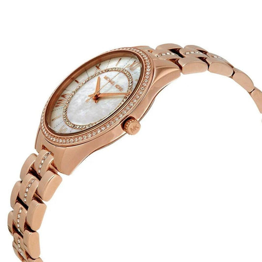 Michael Kors Lauryn MK3716 Women's Rose Gold-Tone Quartz 33mm Watch