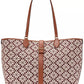 Spade Flower Jacquard Open Tote Bag