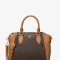 Sienna Medium Logo and Leather Messenger Bag