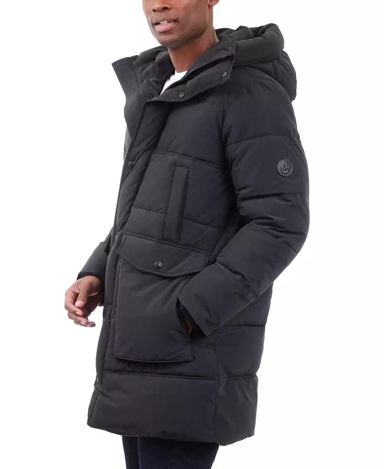 Men's Heavyweight Hooded Long Puffer Coat