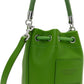 Green 'The Leather Bucket' Bag