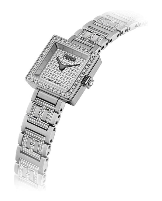 Forever Fendi Square Diamond Watch