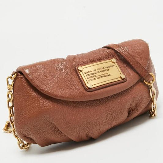 Marc By Marc Jacobs Brown Leather Classic Q Karlie Crossbody Bag