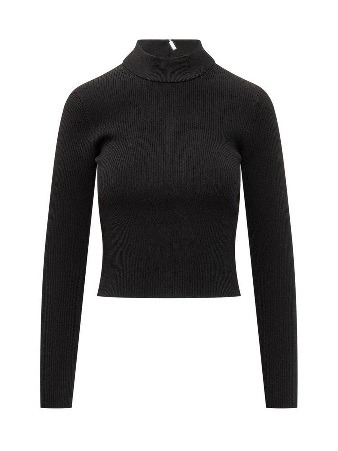 Michael Michael Kors Rear Zipped Mock Neck Jumper