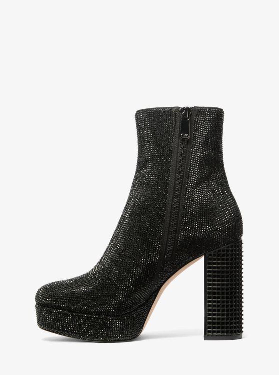 Maxine Crystal Embellished Platform Boot