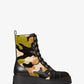 Blake Camouflage Print Calf Hair Combat Boot