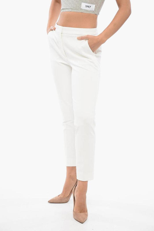 Stretchy Viscose Pants with Skinny Fit