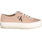 Calvin Klein Pink Cotton Women Sneaker