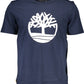 Timberland Blue Cotton Men T-Shirt