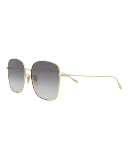 Square-Frame Metal Sunglasses