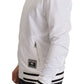 Dolce & Gabbana Sleek White Zip Sweater for Men