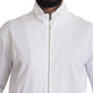 Dolce & Gabbana Sleek White Zip Sweater for Men