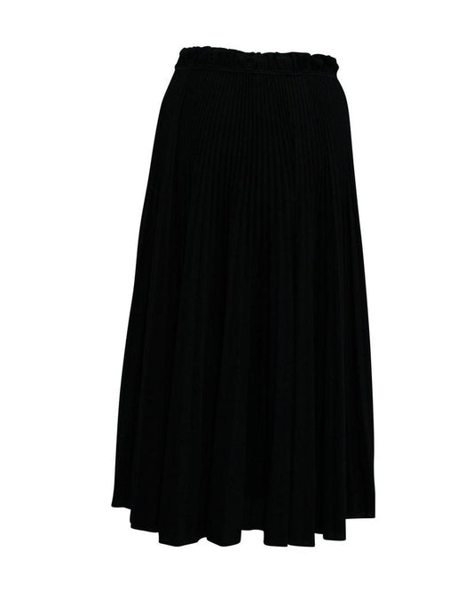 Marc Jacobs Pleated Skirt in Black Polyester