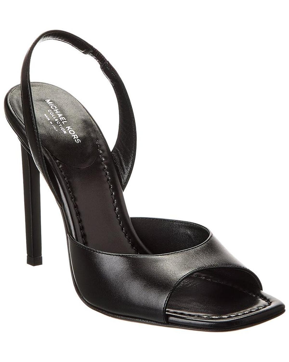 Marisa Runway Leather Slingback Sandal