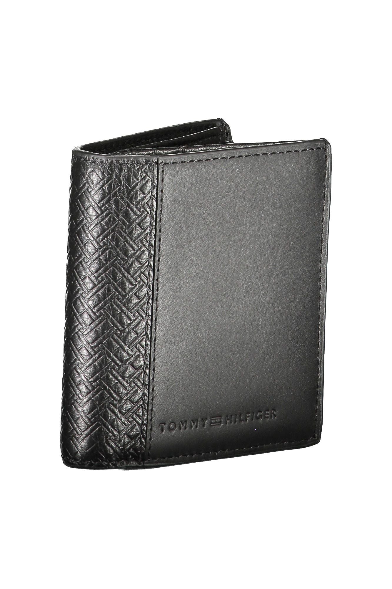 Tommy Hilfiger Black Leather Men Wallet