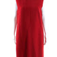 Michael Kors Collection Womens High Neck Sleeveless Shift Dress Red Wool