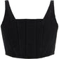 Women's blue Bustier Top For