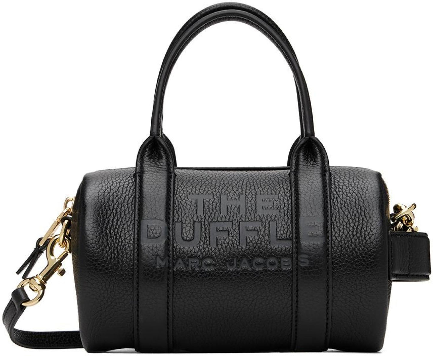 Black 'The Leather Mini Duffle' Bag