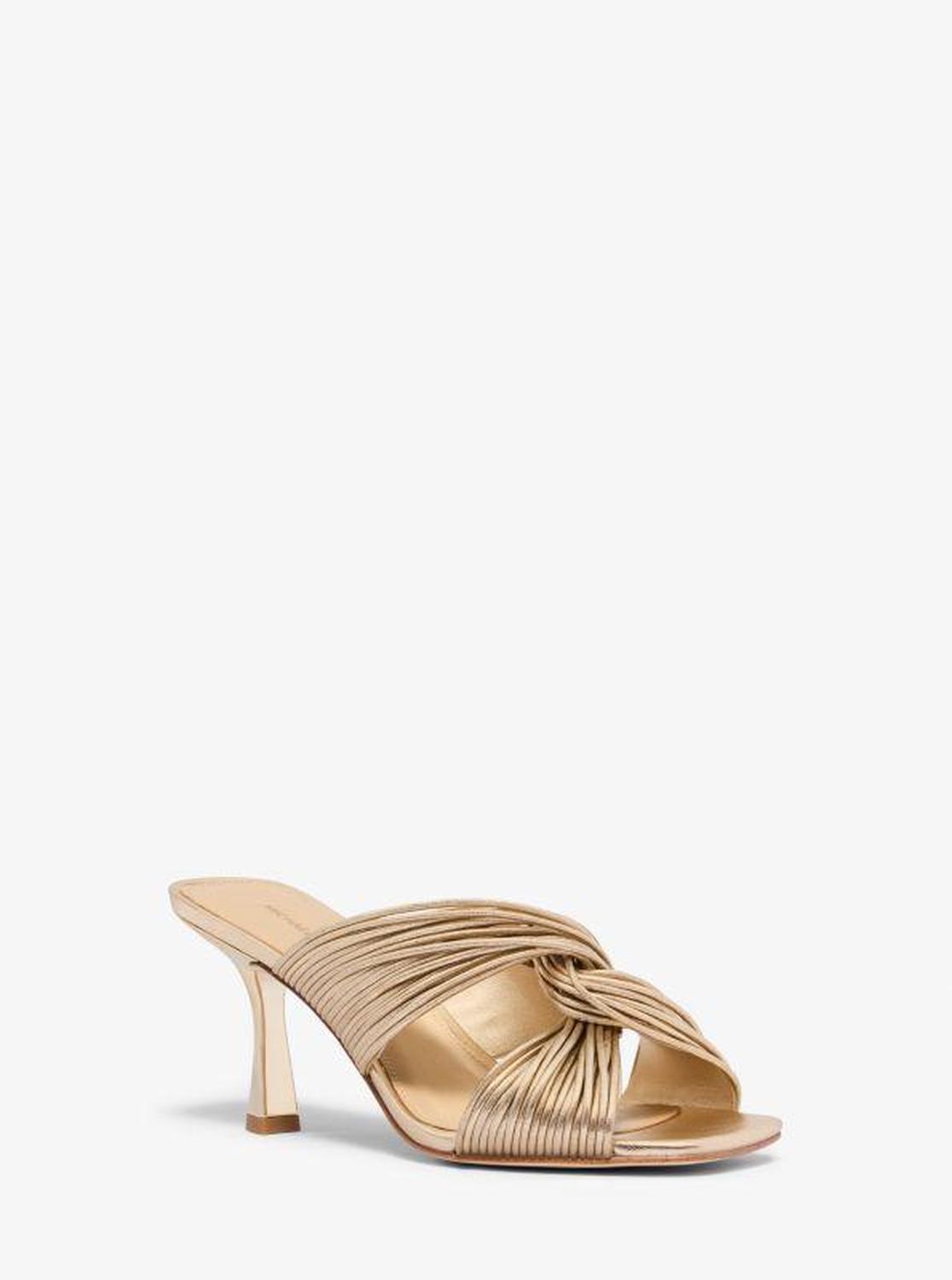 Alessia Metallic Mule Sandal