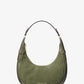 Preston Small Suede Crescent Shoulder Bag