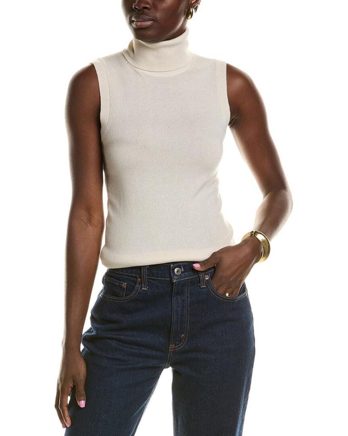 Collection Turtleneck Cashmere Tank